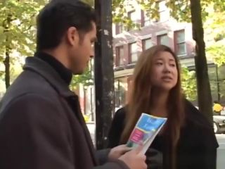 CzechStreets Ben gives lost asian tourist directions to his cock Redhead - 1