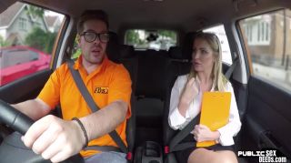 Hindi Public Uk Driving Student Doggystyled In Car Clit - 1