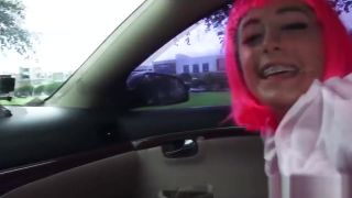 SexLikeReal Teen in cosplay picked up for some dick sucking Fuck For Cash - 1
