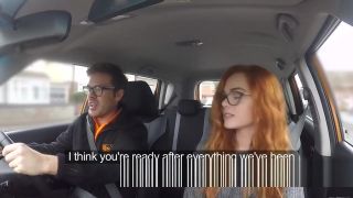 Blow Job Movies Threesome Ffm Fuck In Fake Driving School Car iFapDaily - 1